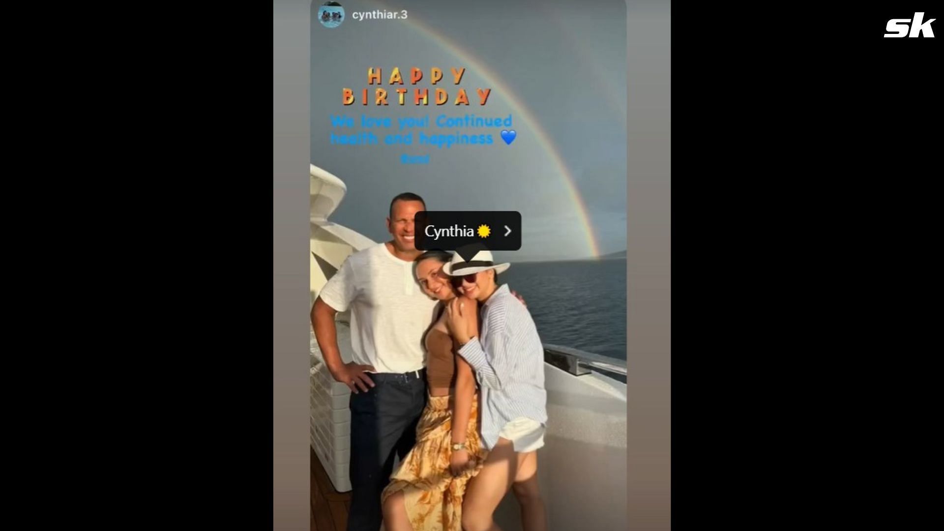 Rodriguez's ex-wife, Cynthia Scurtis wishes him on his 48th birthday!